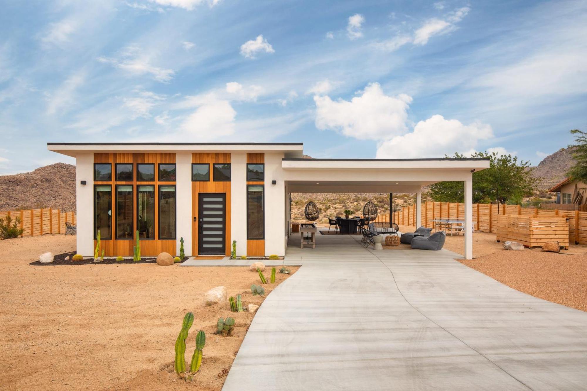 Chicory By Avantstay Modern Desert Retreat W Hot Tub Joshua Tree Eksteriør billede